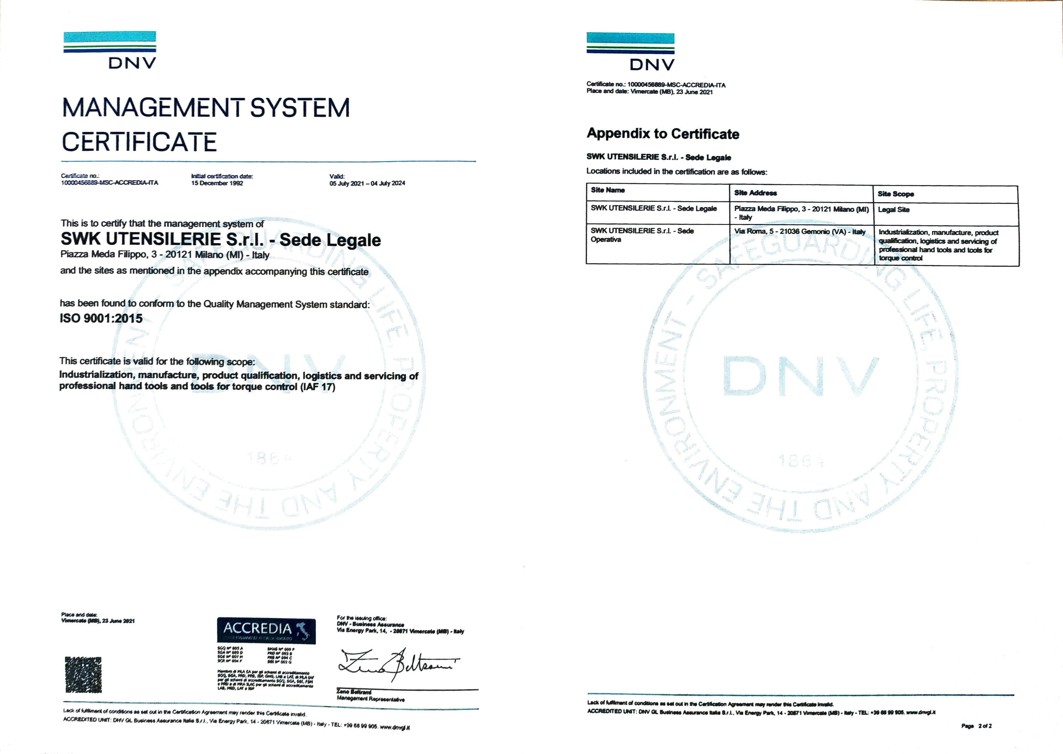 Certificazione 2
