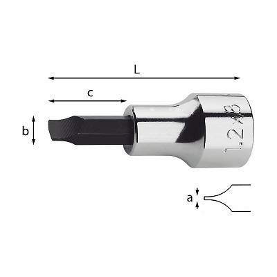 Kit chiavi a bussola a giravite 1/2 Superlock 20 pezzi - OEG Webshop