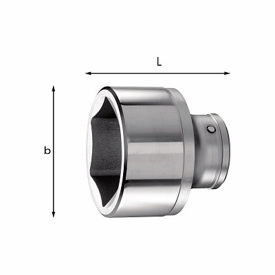 Chiavi a bussola macchina lunghe con bocca esagonale 235 1/2 ml 24 - Nola  Ferramenta