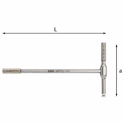 Porta inserti per avvitare magnetico snodato ATHLET 1430/30, 1/4 x 88 mm -  Cod. 1430/30 - ToolShop Italia