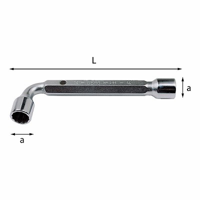 CHIAVE TUBO USAG : 288 N-5.5X7